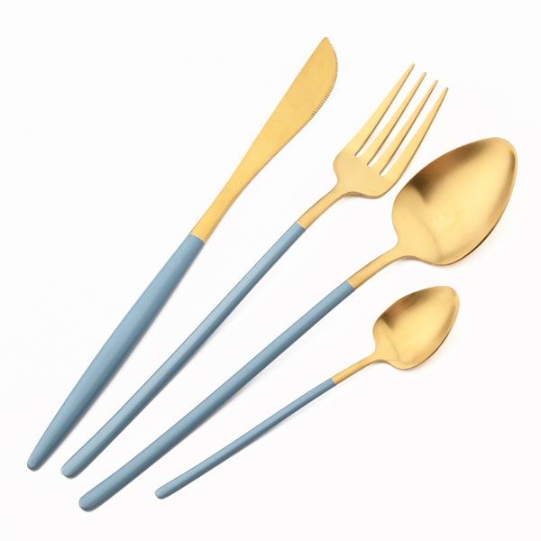 flatware sets matte gold dinnerware set dinner knife forks coffee spoon cutlery 304 stainless steel silverware kitchen tableware
flatware sets matte gold dinnerware set dinner knife forks coffee spoon cutlery 304 stainless steel silverware kitchen tableware