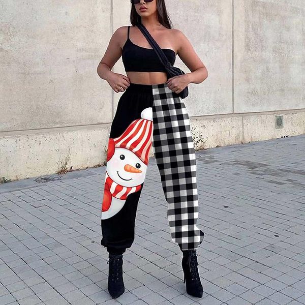 women's pants & capris christmas loose ladies ankle banded autumn leisure style snowman moon star printing splicing casual long trouser, Black;white
women's pants & capris christmas loose ladies ankle banded autumn leisure style snowman moon star printing splicing casual long trouser, Black;white