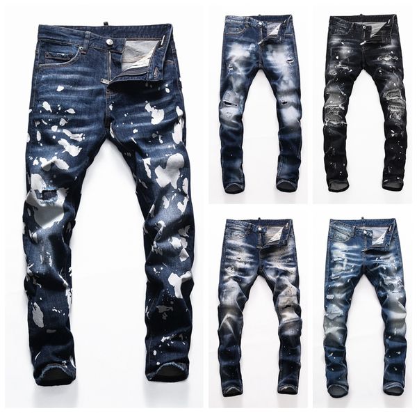 2021 fashion new style brand men's denim jean embroidery tiger pants holes jeans zipper men pants trousers, Blue
2021 fashion new style brand men's denim jean embroidery tiger pants holes jeans zipper men pants trousers, Blue