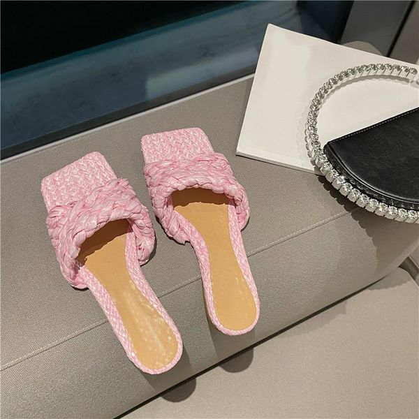 slippers 2021 summer design weave square toe heels gladiator beach womens flat shoes slides outdoor sandals, Black
slippers 2021 summer design weave square toe heels gladiator beach womens flat shoes slides outdoor sandals, Black