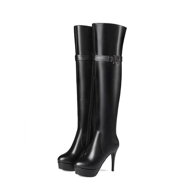 boots qplyxcogenuine leather + microfiber thin heels shoes woman over the keek in autumn winter zipper platform fashion, Black
boots qplyxcogenuine leather + microfiber thin heels shoes woman over the keek in autumn winter zipper platform fashion, Black