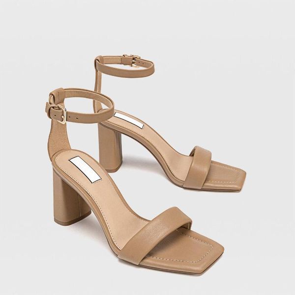 dress shoes women's thick-heeled sandals 2021 summer brown with square head high-heeled fashionable, Black
dress shoes women's thick-heeled sandals 2021 summer brown with square head high-heeled fashionable, Black