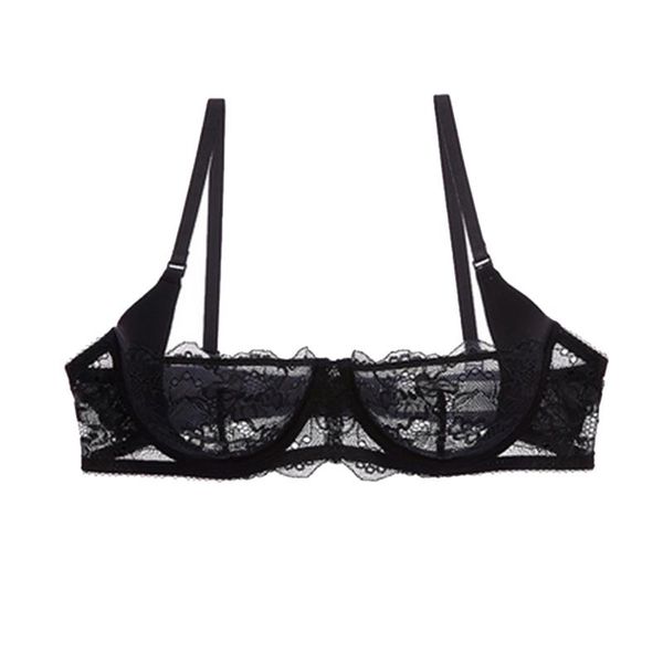 bras varsmiss half cup unlined underwire underwear transparent thin cotton breathable lace, Red;black
bras varsmiss half cup unlined underwire underwear transparent thin cotton breathable lace, Red;black