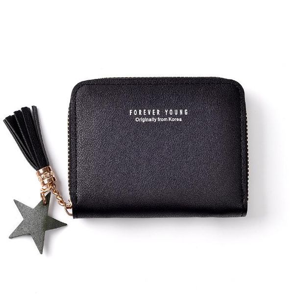 card holders fashion forever young women's wallet luxury coin purse zipper clutch holder small bag short wallets for women, Brown;gray
card holders fashion forever young women's wallet luxury coin purse zipper clutch holder small bag short wallets for women, Brown;gray