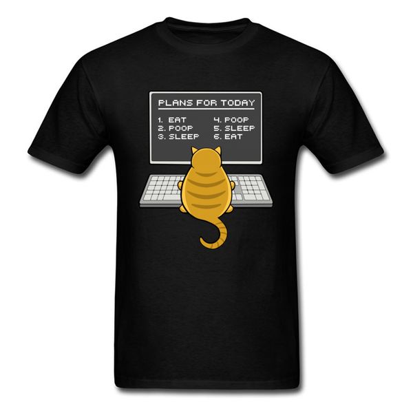 2021 cat engineer plans for today t-shirts it computer coder programmer normal short sleeve designer o neck men tee, White;black
2021 cat engineer plans for today t-shirts it computer coder programmer normal short sleeve designer o neck men tee, White;black