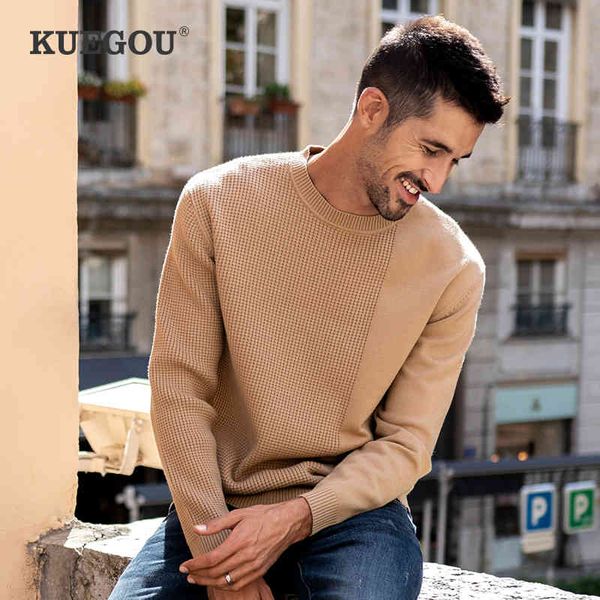 kuegou autumn winter clothing mens sweater warm pullovers sweaters khaki knitted jacquard fashion plus size yyz-2202, Black
kuegou autumn winter clothing mens sweater warm pullovers sweaters khaki knitted jacquard fashion plus size yyz-2202, Black