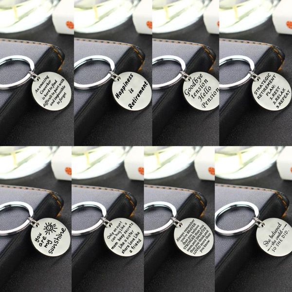keychains coworker & retirement pension strategic charm keychain key ring stainless steel chain jewelry gift for women aunt lovers, Silver
keychains coworker & retirement pension strategic charm keychain key ring stainless steel chain jewelry gift for women aunt lovers, Silver