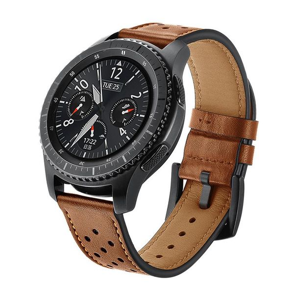 watch bands mulilai genuine leather strap for samsung gear s3 classic frontier hole style smart bracelet replacement band, Black;brown
watch bands mulilai genuine leather strap for samsung gear s3 classic frontier hole style smart bracelet replacement band, Black;brown