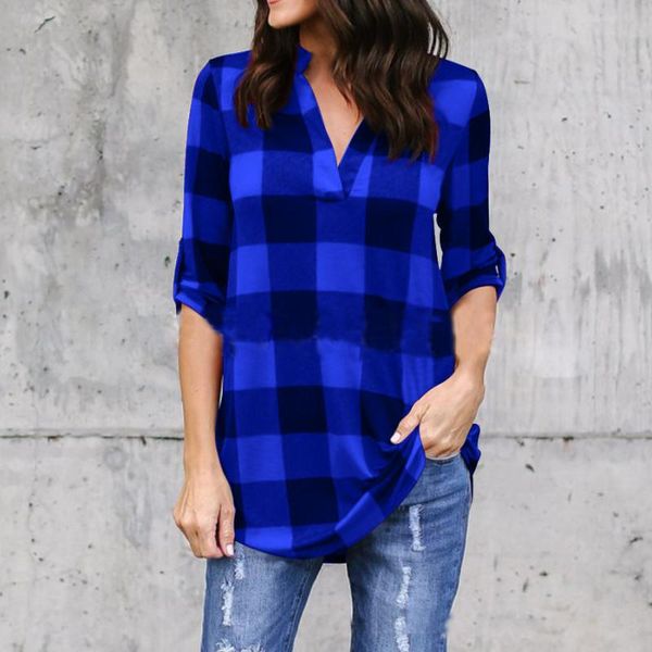 women's blouses & shirts women blouse fashion spring harajuku shirt plus size clothing boho female womens plaid streetwear clothes, White
women's blouses & shirts women blouse fashion spring harajuku shirt plus size clothing boho female womens plaid streetwear clothes, White