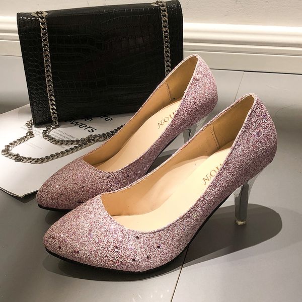 plus size 35-43 women wedding shoes high heels bling woman bridal shoes glitter pumps ol office lady shoes zapatos mujer 6811dress, Black
plus size 35-43 women wedding shoes high heels bling woman bridal shoes glitter pumps ol office lady shoes zapatos mujer 6811dress, Black
