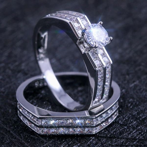 wedding rings visisap luxury full stone square inlaid zircon classic ring set shiny fine engagement for women drop b2493, Slivery;golden
wedding rings visisap luxury full stone square inlaid zircon classic ring set shiny fine engagement for women drop b2493, Slivery;golden