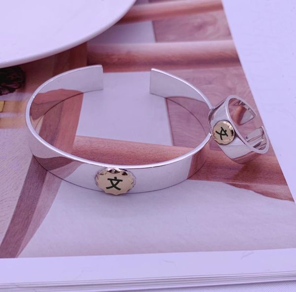 bangle takahashi bird gold stamp pad ring bracelet set, opening couple sterling silver jewelry, trend versatile, simple style,, Black
bangle takahashi bird gold stamp pad ring bracelet set, opening couple sterling silver jewelry, trend versatile, simple style,, Black