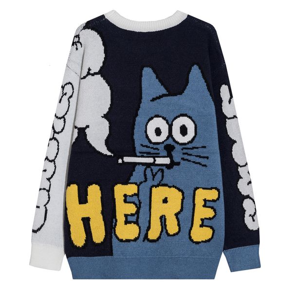 hip new 2021 hop cartoon cat print knitted men women streetwear cotton color block pulover vintage harajuku sweater oversize 54d8, White;black
hip new 2021 hop cartoon cat print knitted men women streetwear cotton color block pulover vintage harajuku sweater oversize 54d8, White;black