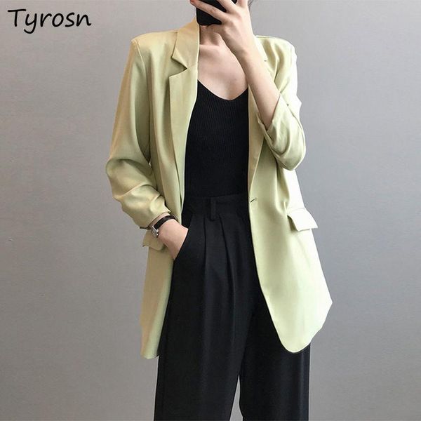 women's suits & blazers women solid long sleeve chic elegant temperament office lady fashionable casual all-match chiffon plus size s-4, White;black
women's suits & blazers women solid long sleeve chic elegant temperament office lady fashionable casual all-match chiffon plus size s-4, White;black