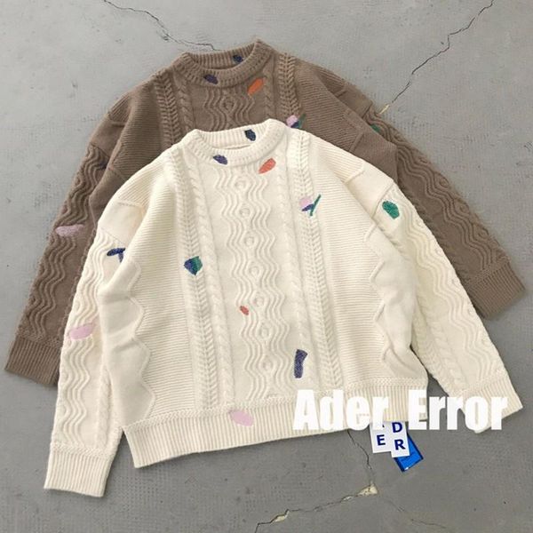 men's sweaters 2021fw ader error sweater men women jacquard pattern knit wool adererror back leather textile logo patch, White;black
men's sweaters 2021fw ader error sweater men women jacquard pattern knit wool adererror back leather textile logo patch, White;black