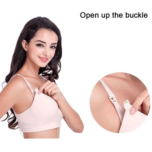 maternity intimates soft wire bralette padded detachable strap seamless casual women bra solid thin breastfeeding back closure adjustab, White
maternity intimates soft wire bralette padded detachable strap seamless casual women bra solid thin breastfeeding back closure adjustab, White