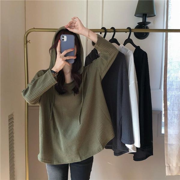 women's hoodies & sweatshirts solid color hoody women casual student hoodie long sleeve big size sweet elastic coat spring fashion stre, Black
women's hoodies & sweatshirts solid color hoody women casual student hoodie long sleeve big size sweet elastic coat spring fashion stre, Black