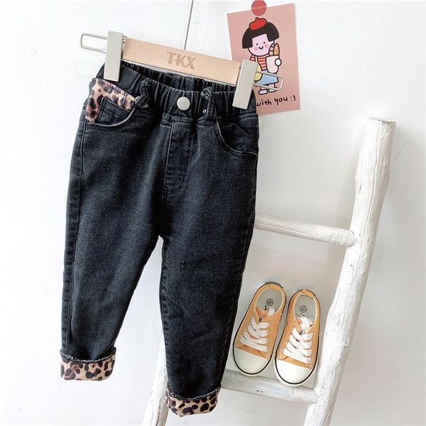 3-7 years winter girls thick warm fleece jeans pant with leopad pocket baby kids children denim trousers, Blue
3-7 years winter girls thick warm fleece jeans pant with leopad pocket baby kids children denim trousers, Blue