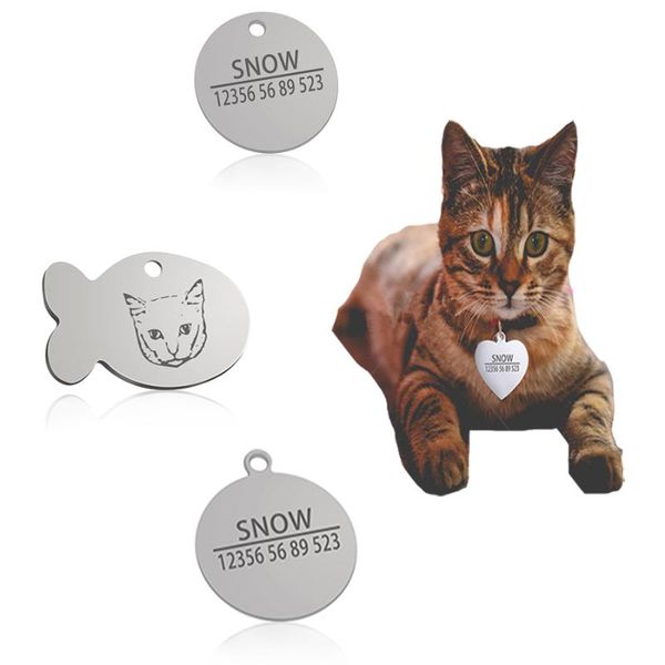 cat collars & leads engraving id tags stainless steel personalized dog collar accessories pet necklace name tag
cat collars & leads engraving id tags stainless steel personalized dog collar accessories pet necklace name tag