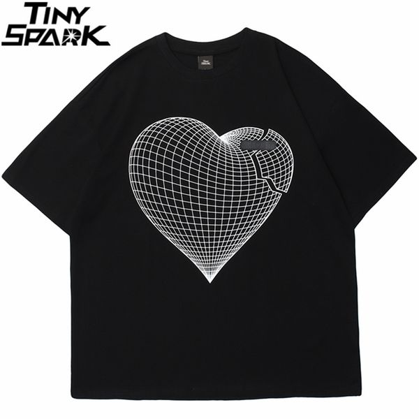 men hip hop streetwear tshirt broken heart print t shirt harajuku cotton casual summer short sleeve t-shirt black tees 210714, White;black
men hip hop streetwear tshirt broken heart print t shirt harajuku cotton casual summer short sleeve t-shirt black tees 210714, White;black