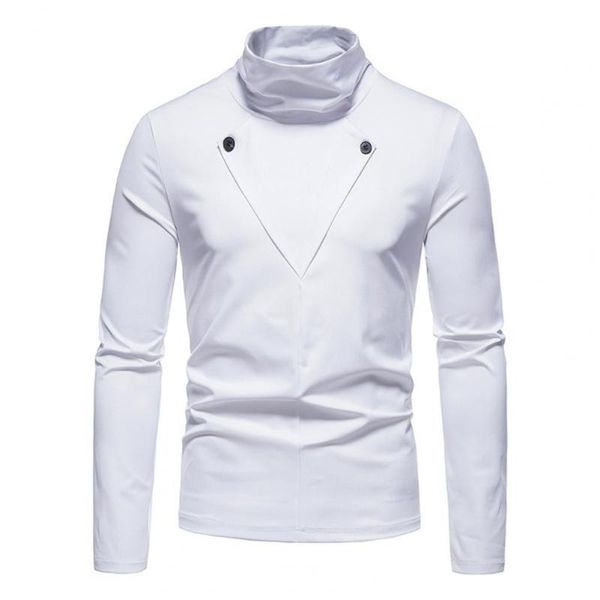 men's t-shirts t-shirt hollow fake two-piece placket design high-neck long-sleeve bottoming streetwear for daily, White;black
men's t-shirts t-shirt hollow fake two-piece placket design high-neck long-sleeve bottoming streetwear for daily, White;black