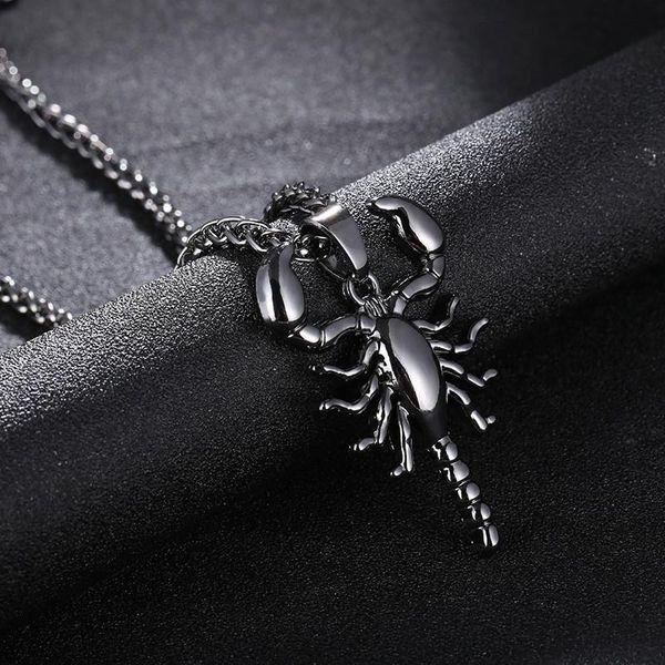 pendant necklaces on the neck jewelery accesorios gifts goth scorpion necklace for women men black gold silver color stainless steel chain
pendant necklaces on the neck jewelery accesorios gifts goth scorpion necklace for women men black gold silver color stainless steel chain