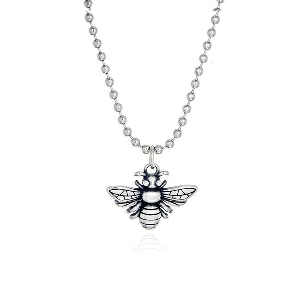 pendant necklaces bee necklace hip hop street ins style trend wild retro accessories simple bead sweater chain, Silver
pendant necklaces bee necklace hip hop street ins style trend wild retro accessories simple bead sweater chain, Silver