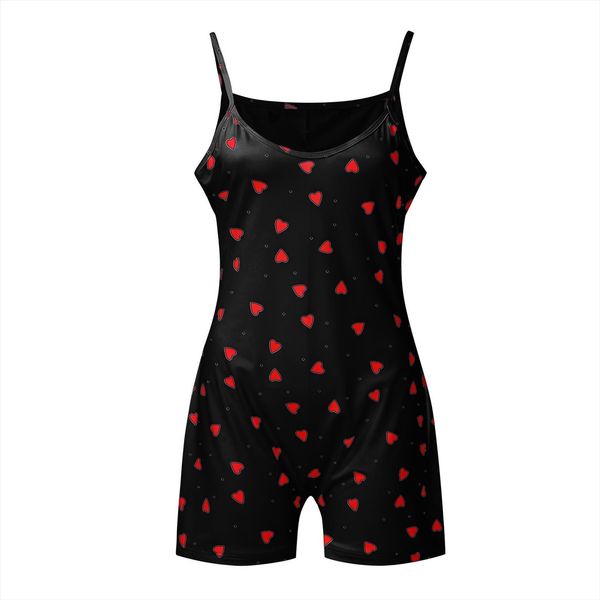 fashion sleeveless printed womens romper one piece adults playsuit for overalls sleepwear, Black;white
fashion sleeveless printed womens romper one piece adults playsuit for overalls sleepwear, Black;white