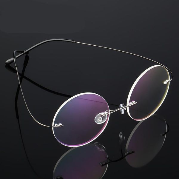 fashion sunglasses frames steve jobs star style titanium eyeglasses rimless flexible optical frame prescription spectacle frameless glasses, Black
fashion sunglasses frames steve jobs star style titanium eyeglasses rimless flexible optical frame prescription spectacle frameless glasses, Black