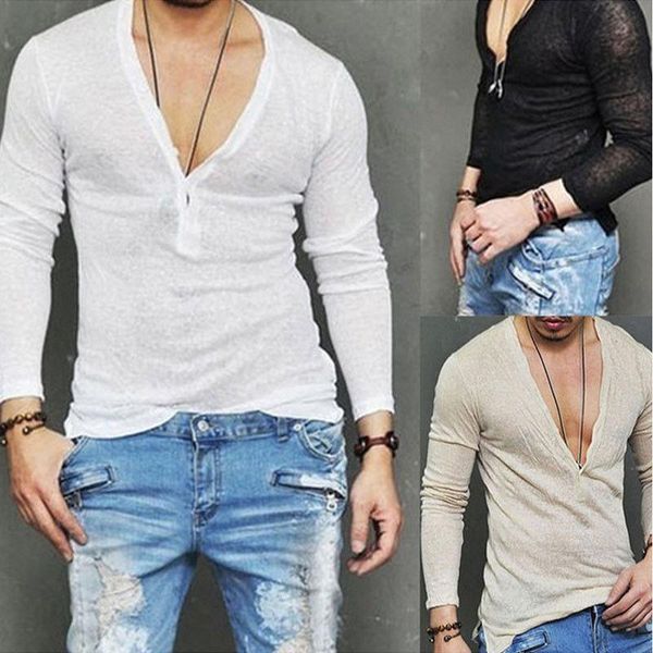 men's t-shirts fashion mens t-shirt plain blank v-neck tee lot slim fit long sleeve stylish, White;black
men's t-shirts fashion mens t-shirt plain blank v-neck tee lot slim fit long sleeve stylish, White;black
