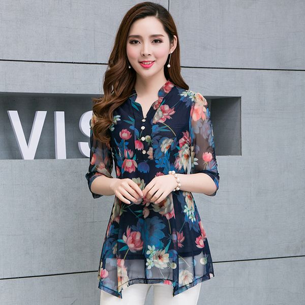 2021 new summer blouse women floral print tunic plus size clothing chiffon short sleeve v neck ladies elegant blouses casual xwzu, White
2021 new summer blouse women floral print tunic plus size clothing chiffon short sleeve v neck ladies elegant blouses casual xwzu, White