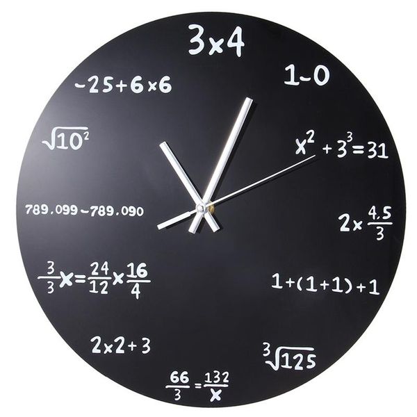 wall clock acrylic mathematical formula clocks living room office home diy decorations wall clock modern design
wall clock acrylic mathematical formula clocks living room office home diy decorations wall clock modern design