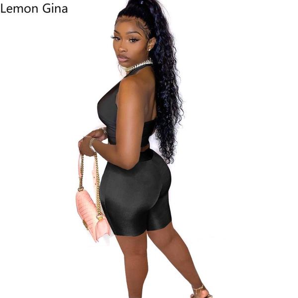women's tracksuits lemon gina cross piercing solid color shorts set of 2 pieces, Gray
women's tracksuits lemon gina cross piercing solid color shorts set of 2 pieces, Gray