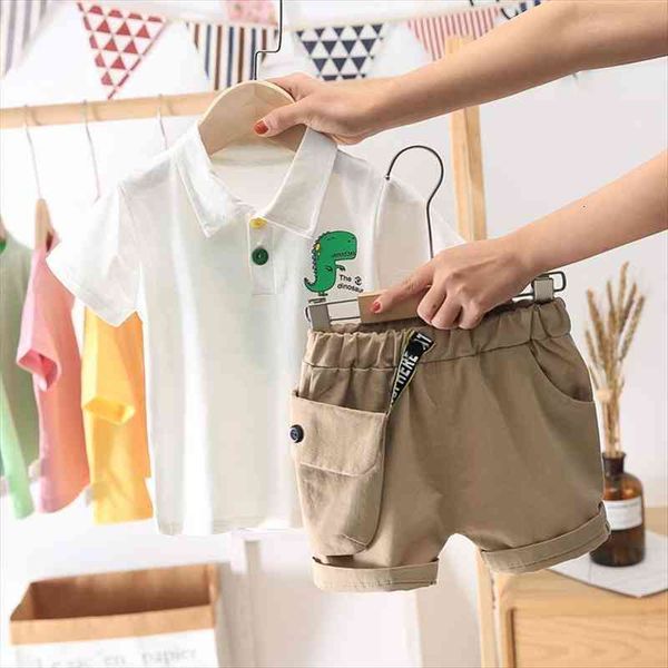 fashion summer baby boys clothing sets children cartoon dinosaur t shirt shorts 2 pcs sets clothes suits kids cotton tracksutis, White
fashion summer baby boys clothing sets children cartoon dinosaur t shirt shorts 2 pcs sets clothes suits kids cotton tracksutis, White