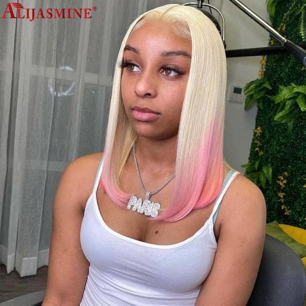 lace wigs transparent straight t613/purple short bob human hair brazilian remy 150% density blonde pink front wig, Black;brown
lace wigs transparent straight t613/purple short bob human hair brazilian remy 150% density blonde pink front wig, Black;brown
