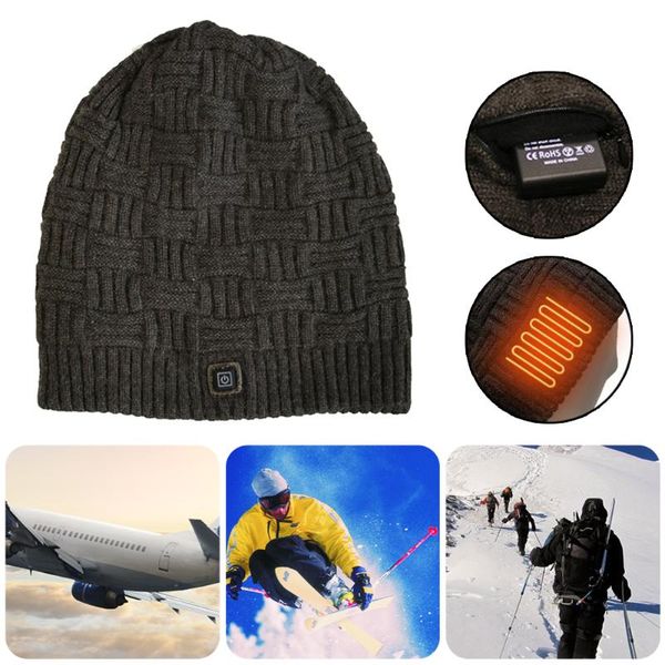 outdoor hats heated hat rechargeable 3 mode adjustable winter warm knitting beanie cap for men women ski mountaineering, Black;white
outdoor hats heated hat rechargeable 3 mode adjustable winter warm knitting beanie cap for men women ski mountaineering, Black;white
