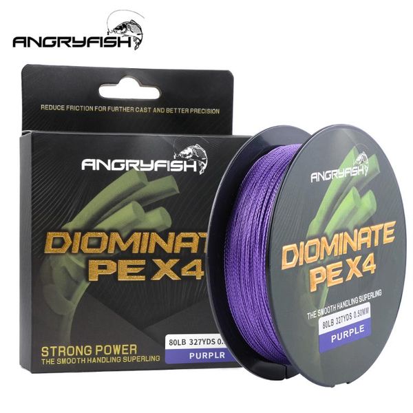 angryfish 4 strands multifilament fishing line 327yds/300mbraided fishing line pe saltwater/freshwater 15 20 25 30 40 50 60 80lb
angryfish 4 strands multifilament fishing line 327yds/300mbraided fishing line pe saltwater/freshwater 15 20 25 30 40 50 60 80lb