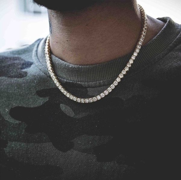 luxury graduated tennis diamond fashion designer jewelry single ice chain necklace titanium steel european and american street hip hop ladie, Black
luxury graduated tennis diamond fashion designer jewelry single ice chain necklace titanium steel european and american street hip hop ladie, Black