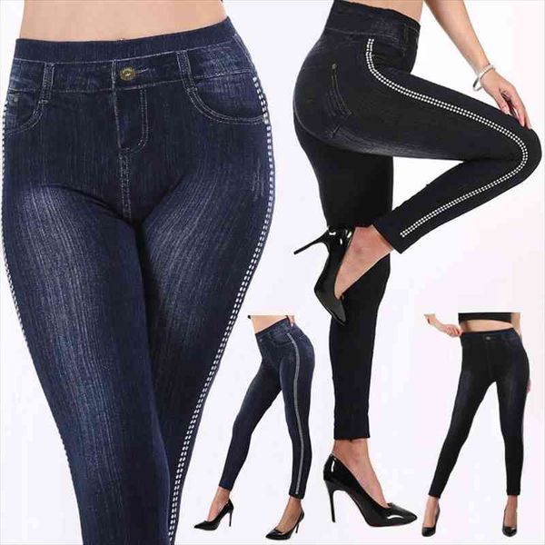 imitation leggings jeans side striped women mock pocket leggings pants slim jeggings ladies denim skinny trousers plus size, Black
imitation leggings jeans side striped women mock pocket leggings pants slim jeggings ladies denim skinny trousers plus size, Black