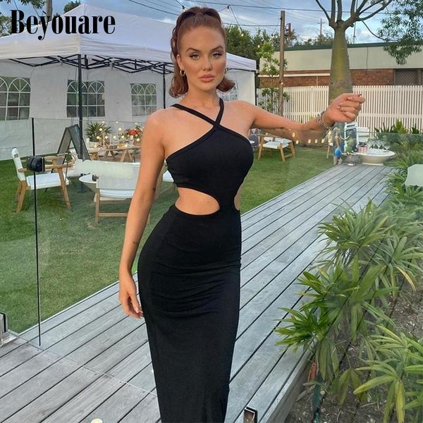 casual dresses beyouare elegant women halter dress hollow out sleeveless tank mid-calf 2021 summer solid black slim skinny bodycon, Black;gray
casual dresses beyouare elegant women halter dress hollow out sleeveless tank mid-calf 2021 summer solid black slim skinny bodycon, Black;gray