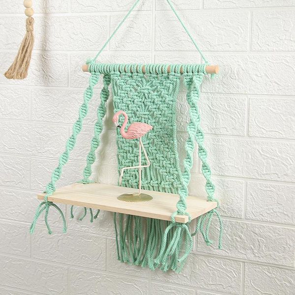 tapestries 2021 hand-woven macrame rack wooden shelves for wall bohemian decorative hanging ornament
tapestries 2021 hand-woven macrame rack wooden shelves for wall bohemian decorative hanging ornament