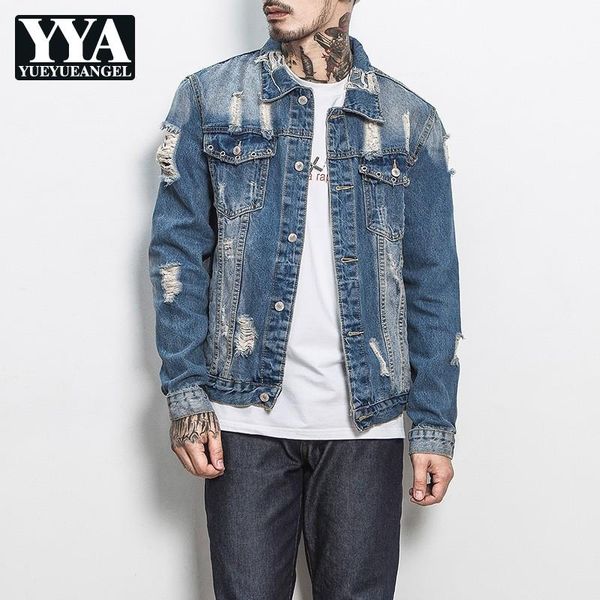 men's jackets retro slim ripped denim men coats spring washed long sleeve jeans jacket casaco masculino plus size 5xl outwear, Black;brown
men's jackets retro slim ripped denim men coats spring washed long sleeve jeans jacket casaco masculino plus size 5xl outwear, Black;brown
