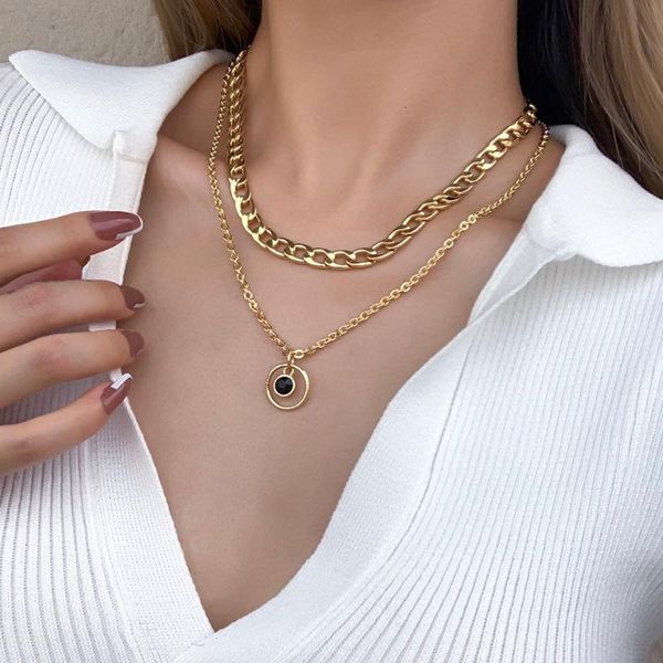pendant necklaces flashbuy fashion gold silver color chain choker for women bohemian black stone circle round necklace jewelry
pendant necklaces flashbuy fashion gold silver color chain choker for women bohemian black stone circle round necklace jewelry