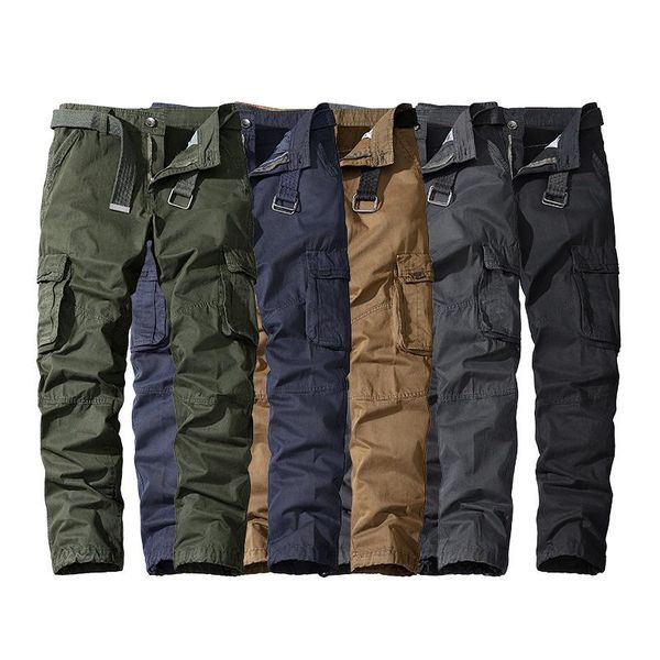 khaki casual pants men tactical cargo pants multi-pocket fashions black army trousers
khaki casual pants men tactical cargo pants multi-pocket fashions black army trousers