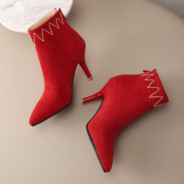 boots big size 9 10 11 12 13 14 15 women shoes ankle for ladies woman winter solid colour pointed rear z, Black
boots big size 9 10 11 12 13 14 15 women shoes ankle for ladies woman winter solid colour pointed rear z, Black