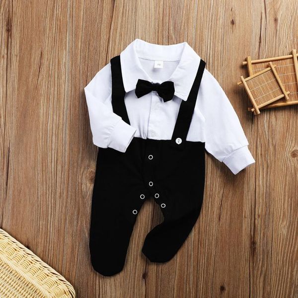 footies spring and autumn cute born baby boys long sleeve cotton british style little gentleman stitching jumpsuit, Blue
footies spring and autumn cute born baby boys long sleeve cotton british style little gentleman stitching jumpsuit, Blue