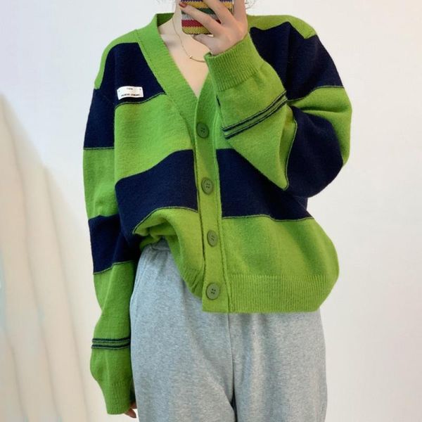 women's knits & tees sweater casual fashion commuter trend style long-sleeved single-breasted stitching contrast color round neck cardi, White
women's knits & tees sweater casual fashion commuter trend style long-sleeved single-breasted stitching contrast color round neck cardi, White