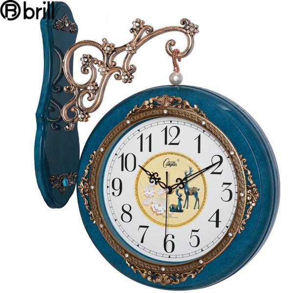 wall clocks nordic double-sided large clcok retro living room creative shabby chic home decor kitchen orologio da parete
wall clocks nordic double-sided large clcok retro living room creative shabby chic home decor kitchen orologio da parete
