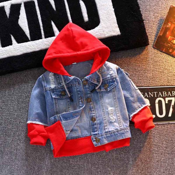 children clothing denim jacket for boys kids autumn long sleeve jeans baby coat for girls patchwork hoodies sport outerwear, Blue;gray
children clothing denim jacket for boys kids autumn long sleeve jeans baby coat for girls patchwork hoodies sport outerwear, Blue;gray