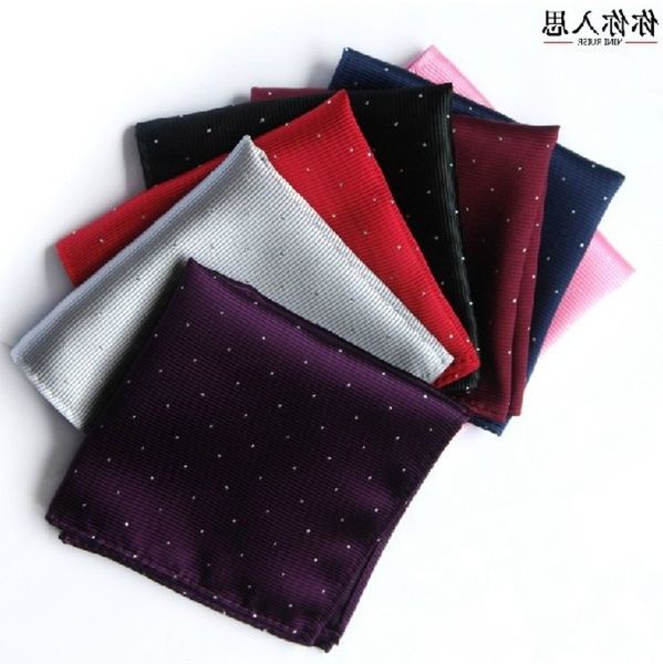 trendy satin chest towel small square suit pocket silver point handkerchief evening polyester, White
trendy satin chest towel small square suit pocket silver point handkerchief evening polyester, White